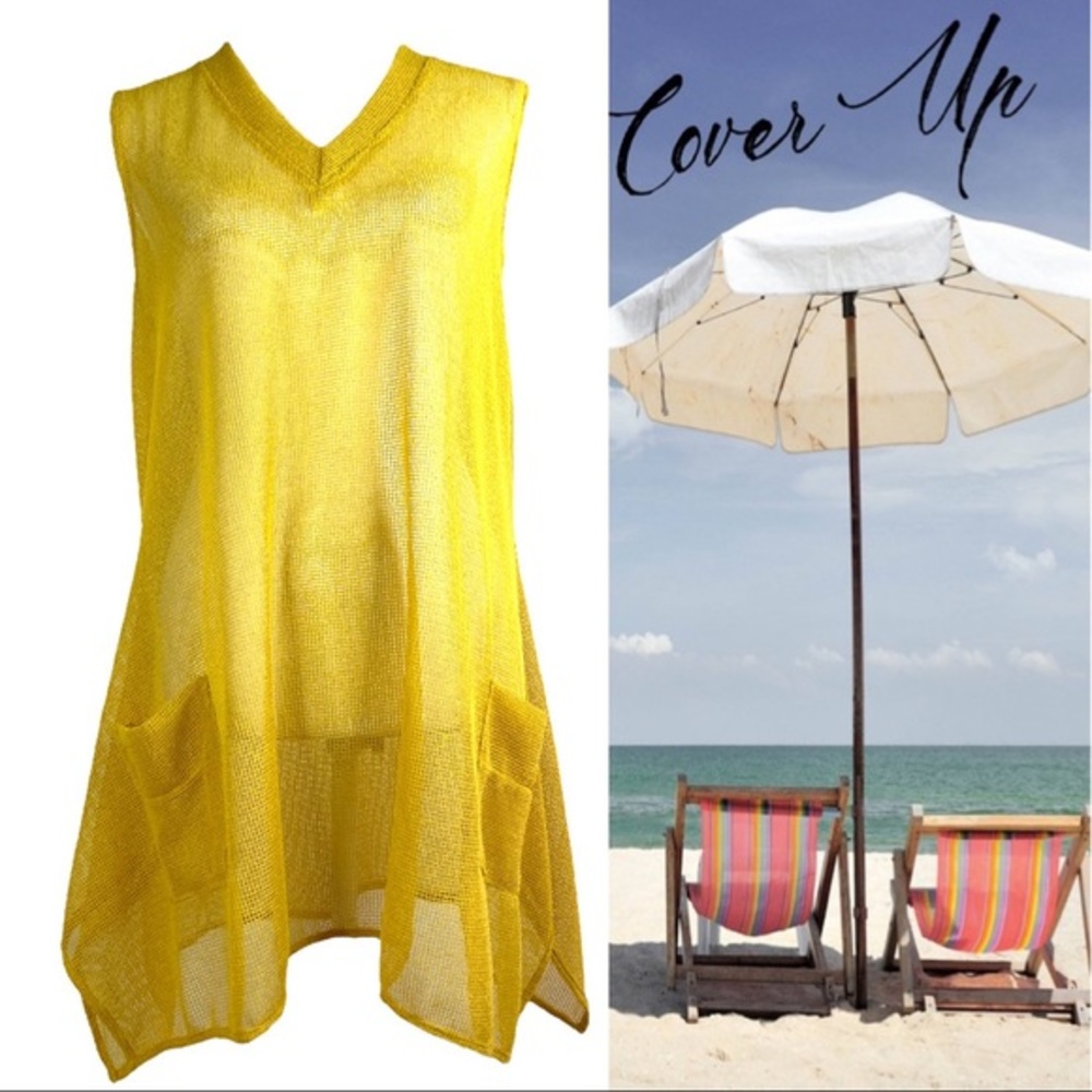 Mesh Swing Tunic Bathing Suit Coverup